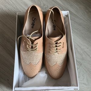 Snow Harris Tweed Oxford Shoes New 8